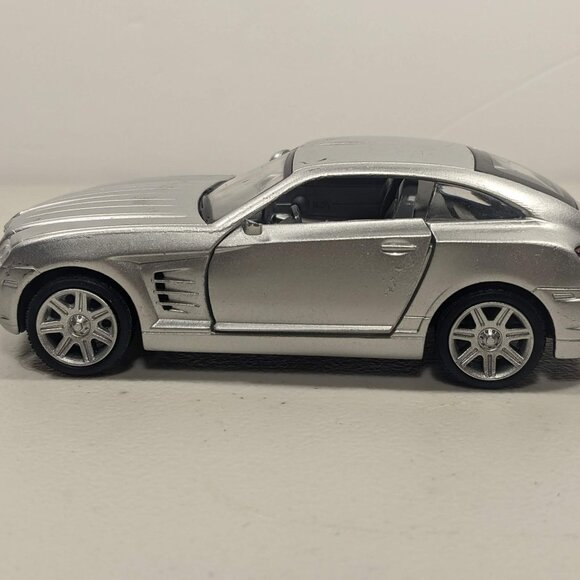 Chrysler Crossfire 1/32 Diecast model car 1:32 silver grey toy - Picture 9 of 9